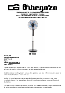 Manual de uso Orbegozo SF 0244 Ventilador