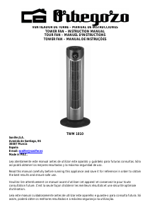 Manual Orbegozo TWM 1010 Ventilador