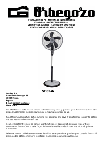 Manual de uso Orbegozo SF 0246 Ventilador