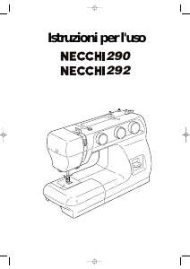 Manuale Necchi 290 Macchina per cucire