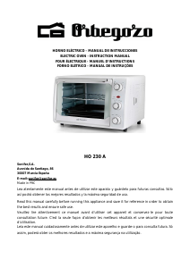 Manual Orbegozo HO 230 A Oven
