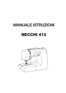 Manuale Necchi 413 Macchina per cucire