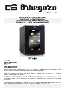 Manual Orbegozo VT 610 Wine Cabinet