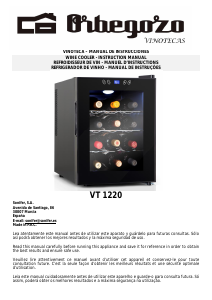 Manual de uso Orbegozo VT 1220 Vinoteca