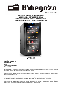 Manual de uso Orbegozo VT 1810 Vinoteca