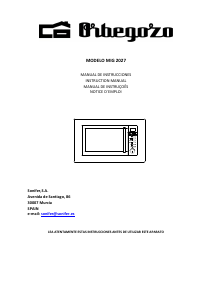 Manual de uso Orbegozo MIG 2027 Microondas