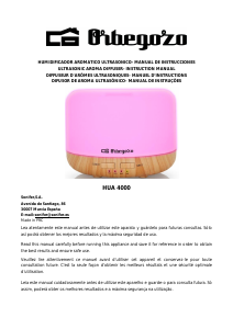 Manual Orbegozo HUA 4000 Aroma Diffuser