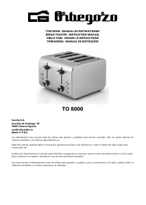 Manual de uso Orbegozo TO 8000 Tostador