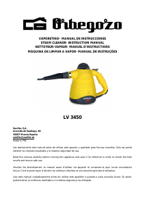 Manual de uso Orbegozo LV 3450 Limpiador de vapor