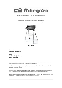 Handleiding Orbegozo BCT 3950 Barbecue