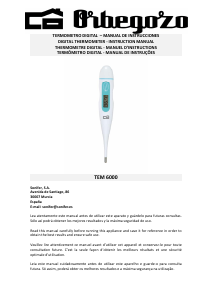 Manual Orbegozo TEM 6000 Thermometer