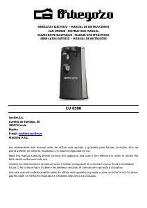 Handleiding Orbegozo CU 6500 Blikopener