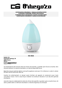Manual Orbegozo HU 2016 Humidifier