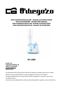 Manual Orbegozo HU 1000 Humidifier