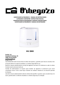 Manual de uso Orbegozo HU 2065 Humidificador