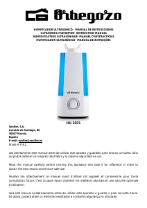 Manual Orbegozo HU 2031 Humidifier