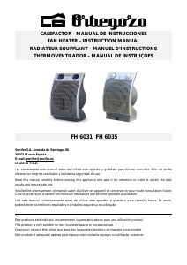 Manual Orbegozo FH 6031 Heater