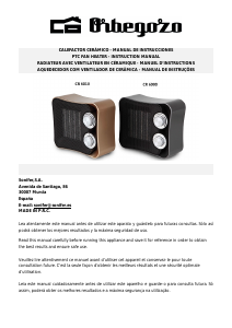 Manual Orbegozo CR 6010 Heater