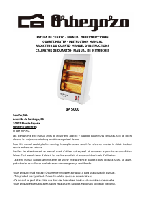 Manual Orbegozo BP 5000 Heater