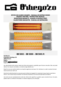 Manual Orbegozo BB 5000 Heater