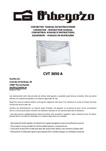 Bruksanvisning Orbegozo CVT 3650 A Värmefläkt