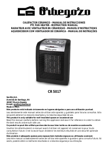 Manual Orbegozo CR 5017 Heater
