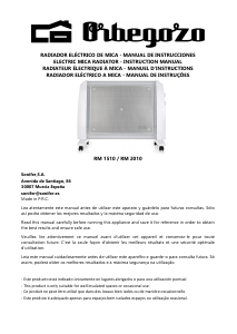 Manual Orbegozo RM 1510 Aquecedor