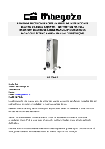 Manual Orbegozo RA 1000 E Heater