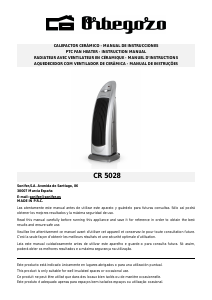 Manual Orbegozo CR 5028 Heater
