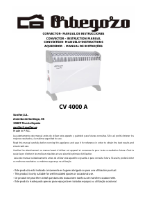 Bruksanvisning Orbegozo CV 4000 A Värmefläkt
