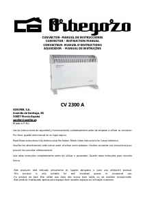 Manual Orbegozo CV 2300 A Heater