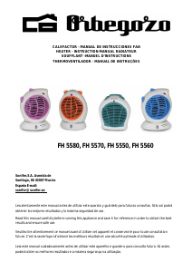 Manual Orbegozo FH 5580 Heater