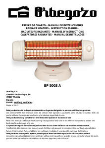 Manual Orbegozo BP 5003 A Heater