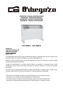 Manual Orbegozo CVT 3300 A Heater