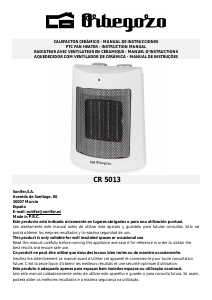 Manual de uso Orbegozo CR 5013 Calefactor
