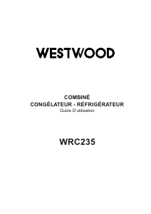 Mode d’emploi Westwood WRC235 Réfrigérateur combiné