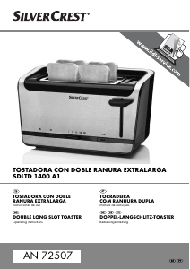 Manual SilverCrest SDLTD 1400 A1 Torradeira