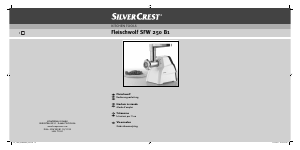 Handleiding SilverCrest SFW 250 B1 Vleesmolen