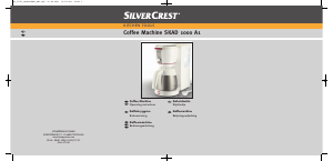 Manual SilverCrest IAN 67145 Coffee Machine
