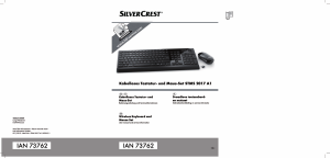 Manual SilverCrest IAN 73762 Keyboard