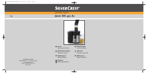 Manual SilverCrest SFE 450 A1 Juicer