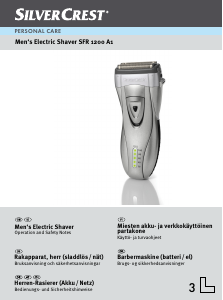 Manual SilverCrest SFR 1200 A1 Shaver