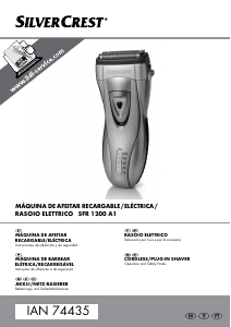 Manuale SilverCrest IAN 74435 Rasoio elettrico