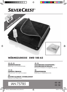 Mode d’emploi SilverCrest SWD 100 A2 Couverture électrique