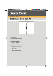 Manuale SilverCrest SSM 600 A1 Frullatore a mano