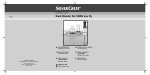 Priročnik SilverCrest SSMS 600 B3 Palični mešalniki