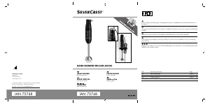 Handleiding SilverCrest SSM 600 B2 Staafmixer