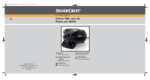 Manuale SilverCrest SWE 1200 B2 Macchina per waffle