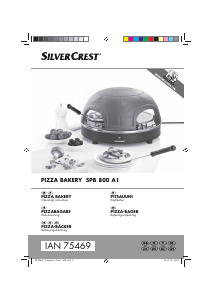 Käyttöohje SilverCrest SPB 800 A1 Pizzauuni