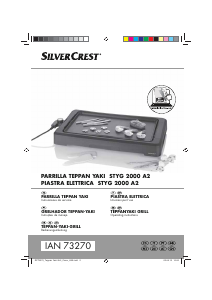 Manual SilverCrest STYG 2000 A2 Grelhador de mesa